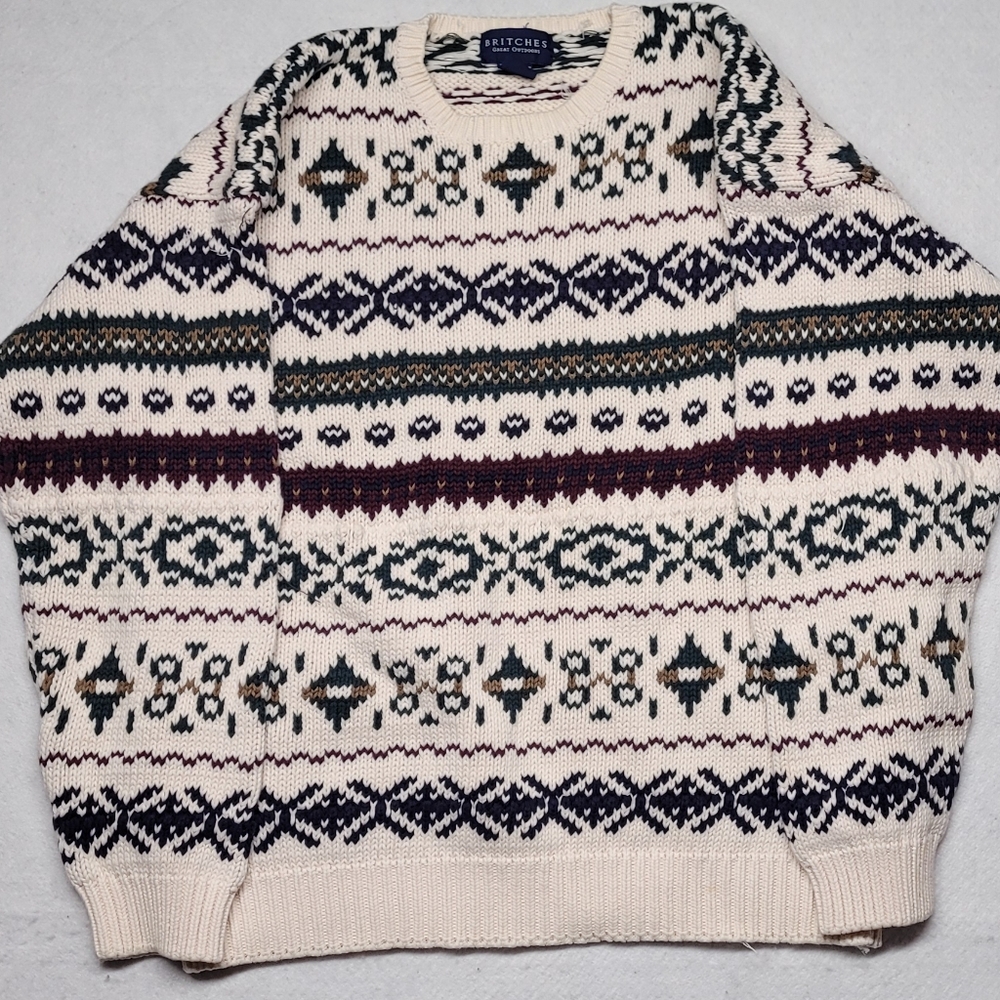 Britches crewneck knit sweater men's XL